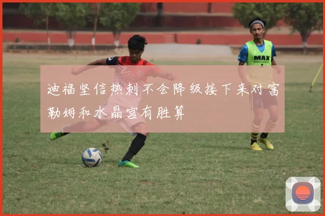迪福坚信热刺不会降级接下来对富勒姆和水晶宫有胜算